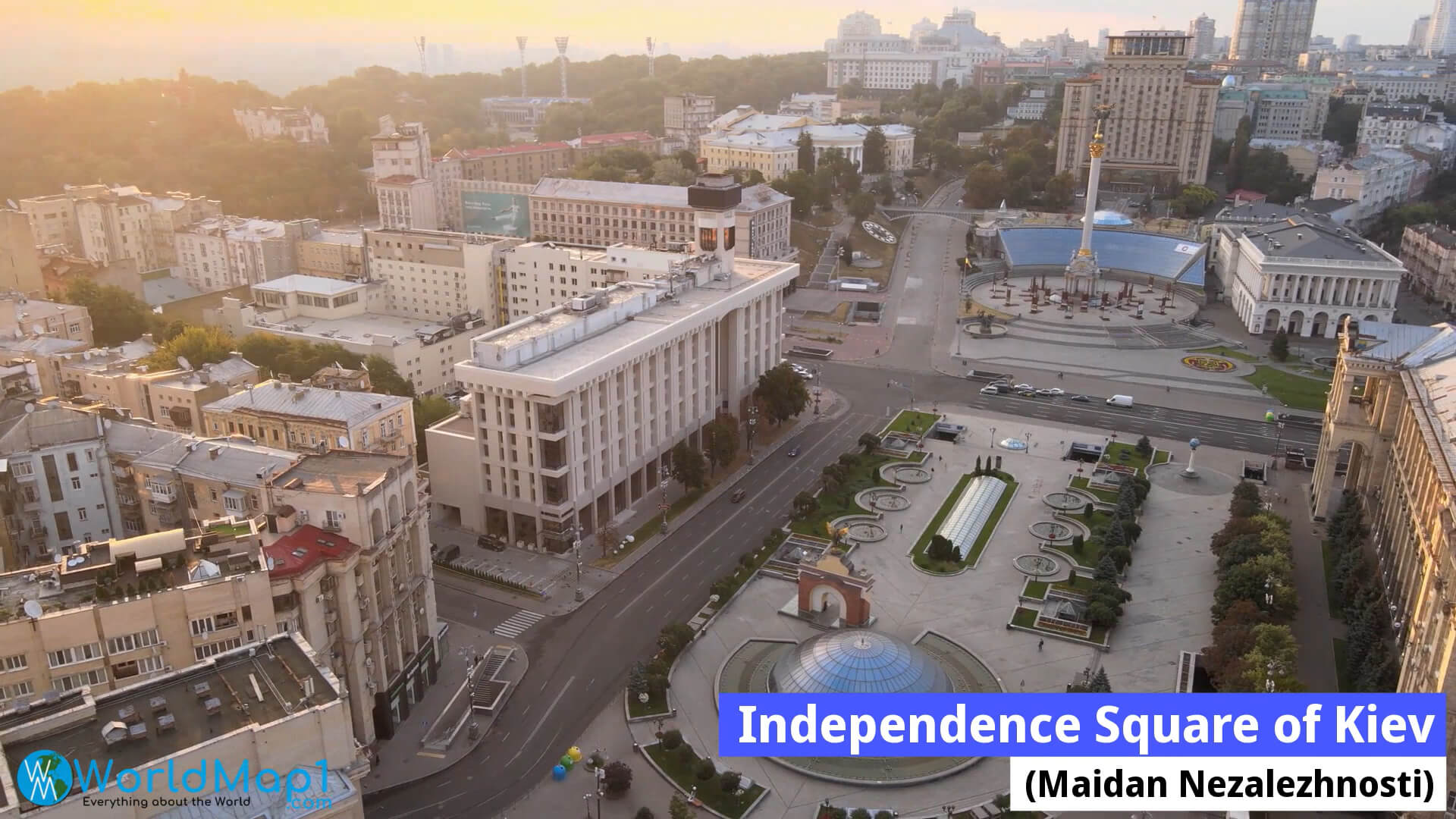 Place de l'Indépendance de Kiev